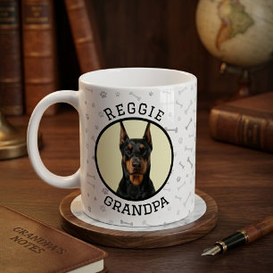 Funny Cute But Psychotic Doberman Pinscher Dog Coffee Mug