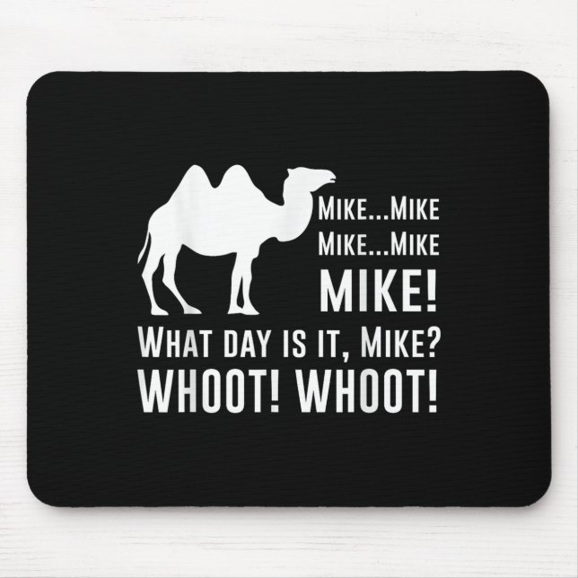 Funny Cute Camel Quotes About Hump Day Funny Quote Mouse Mat (Front)