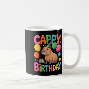 Funny Cute Capy Capybara Animal Birthday Party Sup Coffee Mug