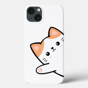 Funny Cute Cat iPhone 13 Case