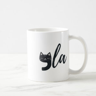 Funny Cute Cat Comma La Funny Kamala Harris Presid Coffee Mug