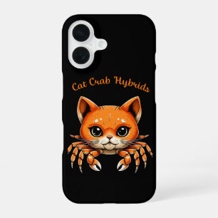 Funny Cute Cat Crab Creature Tee for AnimalT-Shirt iPhone 16 Case