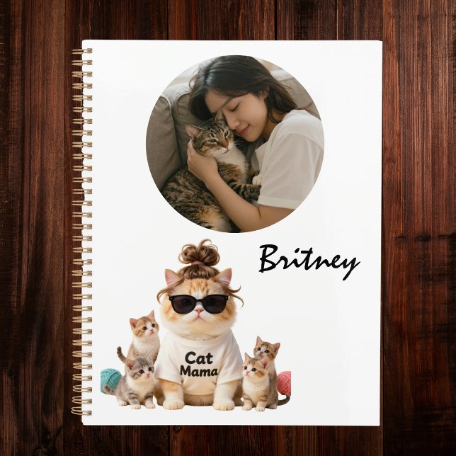 Funny Cute Cat Mama Kittens Photo Planner (Creator Uploaded)