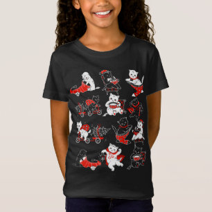 Funny Cute Cat Mum Kitten Cats Lover Vintage Ugly  T-Shirt