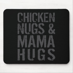 Funny Cute Chicken Mum Graphic For Nugget Lover _1 Mouse Mat