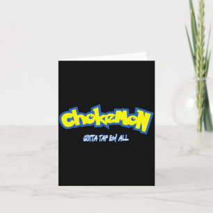 Funny Cute Chokemon Jiu Jitsu Card
