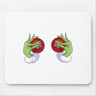 Funny Cute Christmas Heart Hands Style Family For Mouse Mat