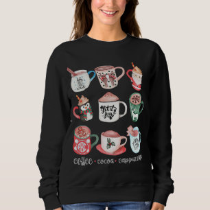Funny Cute Christmas Mugs Drink Hot Cocoa Coffee C Sweatshirt