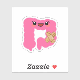 Funny Cute Colon with Bandage