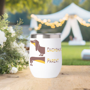 Funny cute dachshund for long dog parent
