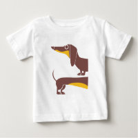 Funny cute dachshund for long dog parent