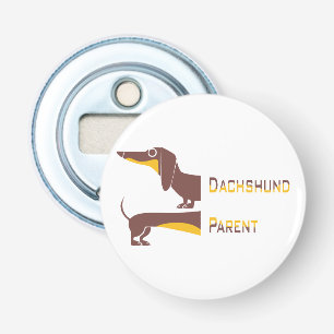 Funny cute dachshund for long dog parent bottle opener