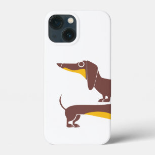 Funny cute dachshund for long dog parent iPhone 13 mini case