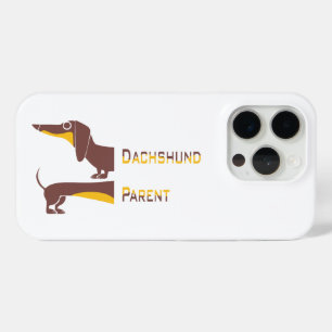 Funny cute dachshund for long dog parent iPhone 15 pro case