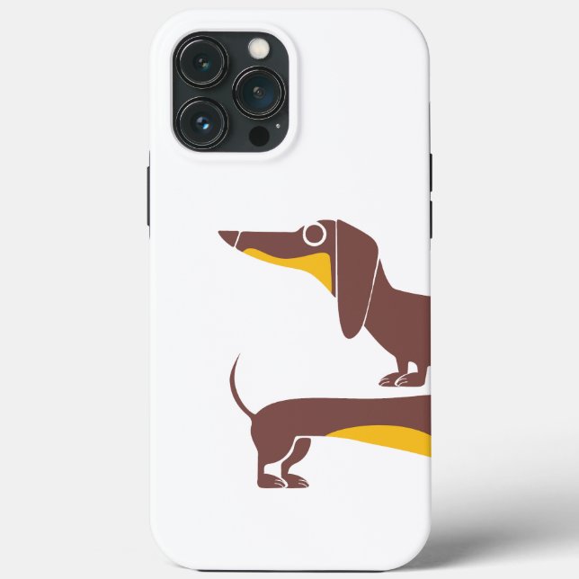 Funny cute dachshund for long dog parent Case-Mate iPhone case (Back)