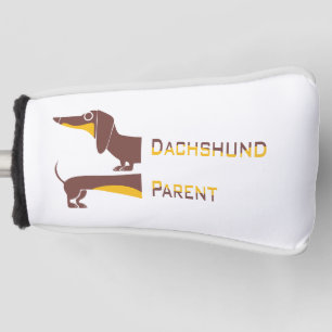 Funny cute dachshund for long dog parent golf head cover