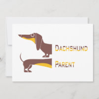 Funny cute dachshund for long dog parent