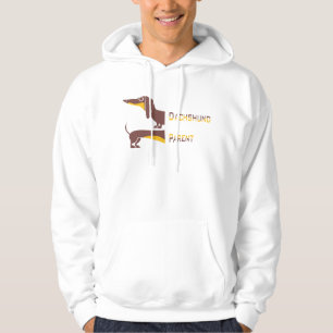 Funny cute dachshund for long dog parent hoodie