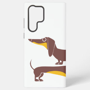 Funny cute dachshund for long dog parent samsung galaxy case