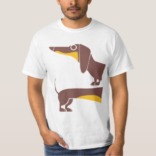 Funny cute dachshund for long dog parent T-Shirt