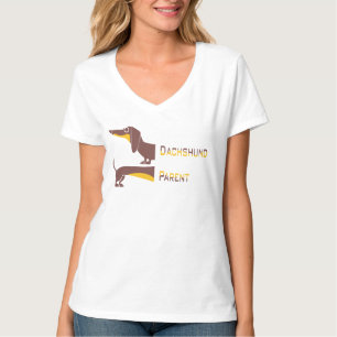 Funny cute dachshund for long dog parent T-Shirt