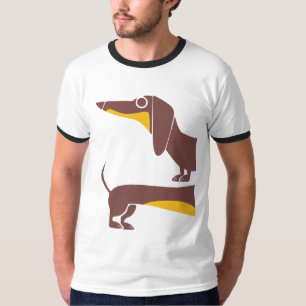 Funny cute dachshund for long dog parent T-Shirt