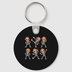 Funny Cute Dancing Skeleton Halloween Boys Kids To Key Ring