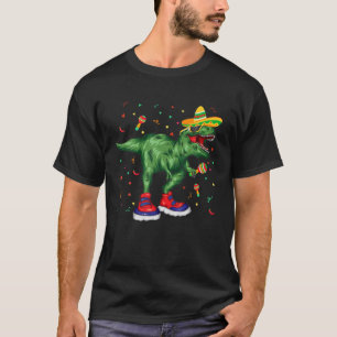 Funny Cute Dinosaur T Rex Sunglasses And Mexican S T-Shirt