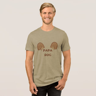 Funny & Cute Dog Dad t-shirt Tri-Blend Shirt