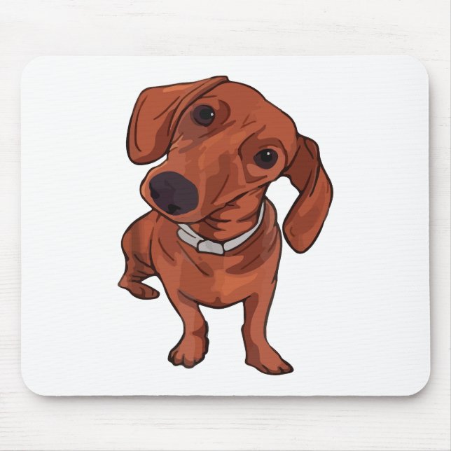Funny Cute Dog, Dog Lover, Dog Owner, Pet Mouse Mat (Front)