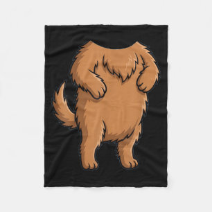 Funny Cute Dog Shirt Body Costume Men Women Kids Fleece Blanket