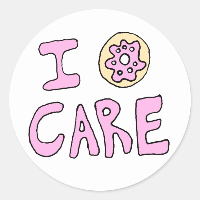 Funny Cute Doughnut Stickers (Front)