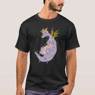 Funny Cute Figment Lights Christmas Lover Animals T-Shirt
