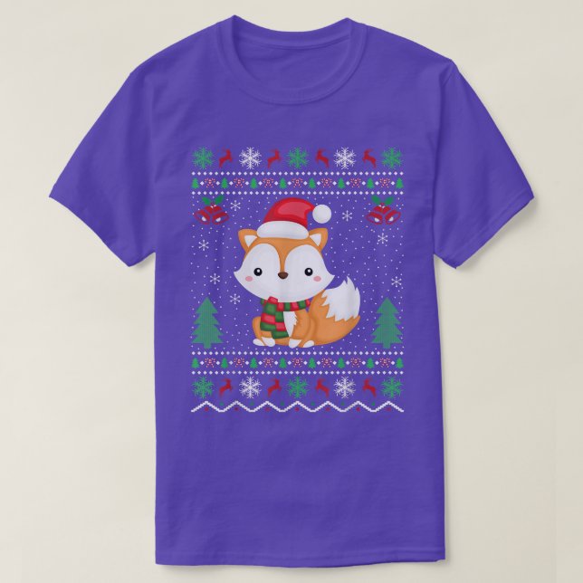 Funny Cute Fo Lover Xmas Ugly Fo Christmas 2022  T-Shirt (Design Front)