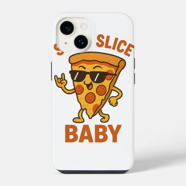 Funny Cute Food Cartoon iPhone Case (Back)
