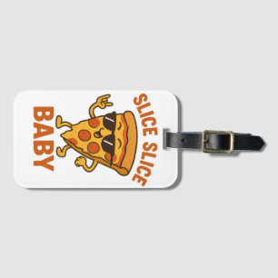 Funny Cute Food Cartoon Luggage Tag