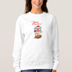 Funny Cute Frenchie Dog Yappy Christmas Sweatshirt