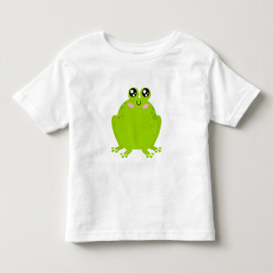 Funny Cute Frog Toddler T-Shirt