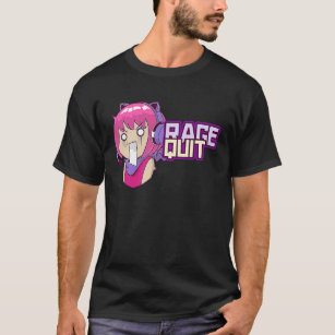 Gaming Shirt Rage Quit League of Legends Gift T-shirt Unisex 