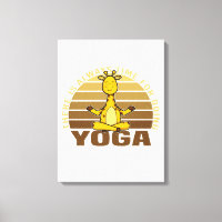 Funny cute giraffe doing yoga. funny yoga poses