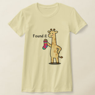 Funny Cute Giraffe Mum Life Superpower T-Shirt