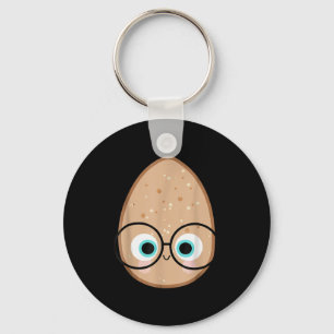 Funny Cute Good Egg Teacher Halloween Costume Food Key Ring