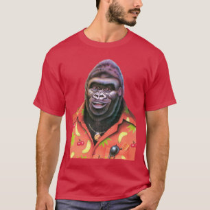 Funny cute Gorilla T shirt design.