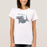 Funny cute Hammerhead shark cartoon