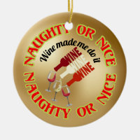 Funny Cute Humourous Naughty Nice Wine Quote