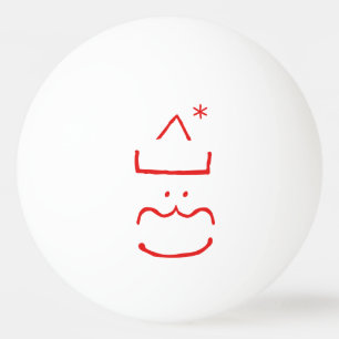 Funny Cute Jolly Santa Christmas Ping Pong Ball