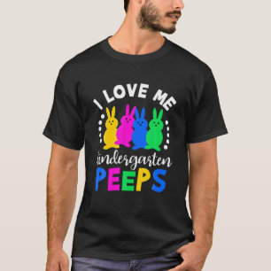 Funny Cute Kindergarten Teacher Easter Tee, I Love T-Shirt