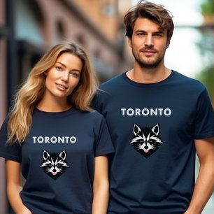 Funny Cute Mocking Toronto Raccoon Dark Color T-Shirt