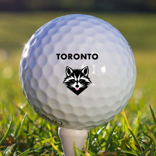 Funny Cute Mocking Toronto Raccoon Light-Color Golf Balls