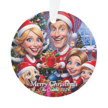 Funny, Cute, Modern Family Photo Christmas